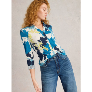 White Stuff Floral Annie Jersey Shirt